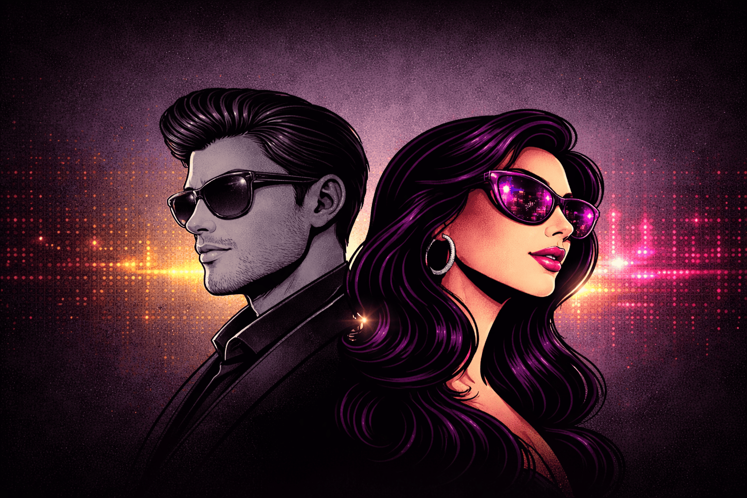 Verified live cam site reviews 2026: A sophisticated pop art illustration representing inclusive and secure adult entertainment excellence